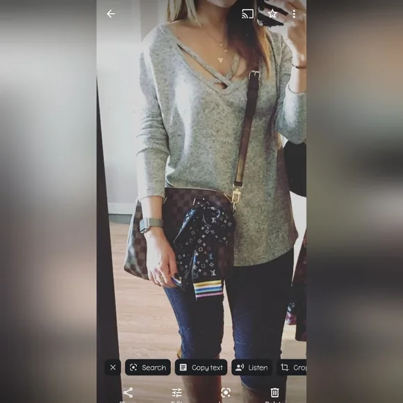 *SOLD* Louis Vuitton Speedy 25 Ebene Bandouliere Handbag Crossbody - Picture 4 of 17